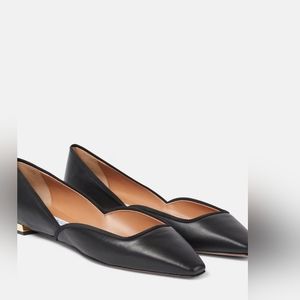 Aquazzura Maia Flat in Black